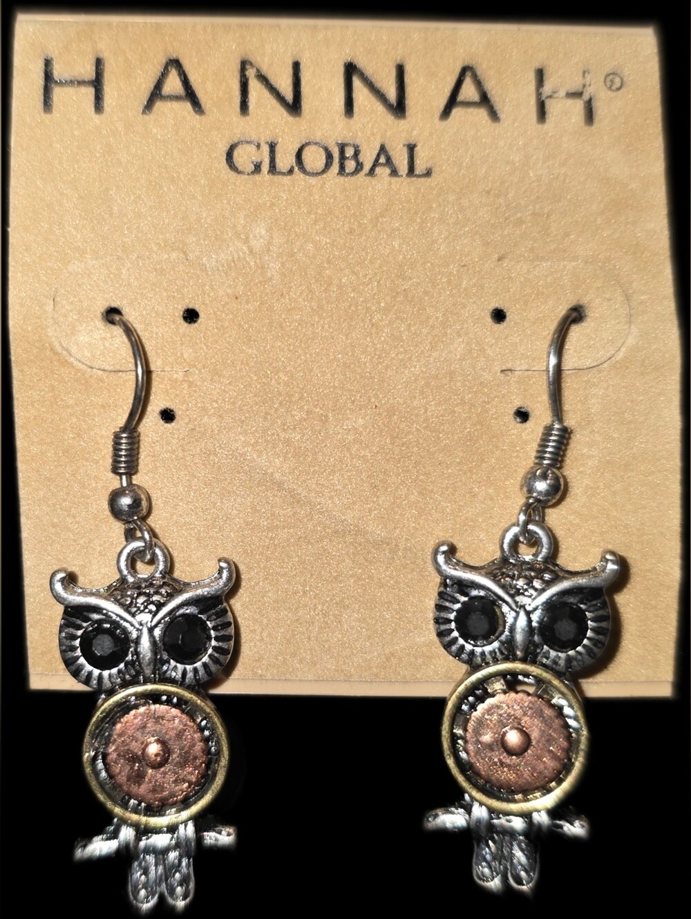 Owl Drop Earrings